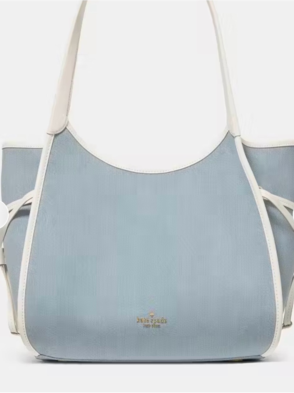 kate spade Denim and White Tote Bag